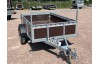 VDM Bois 258 x 130 simple essieu basculante avec hayon de montée PTAC 500 kg